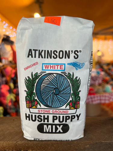 Atkinson's white stone ground hush puppy mix