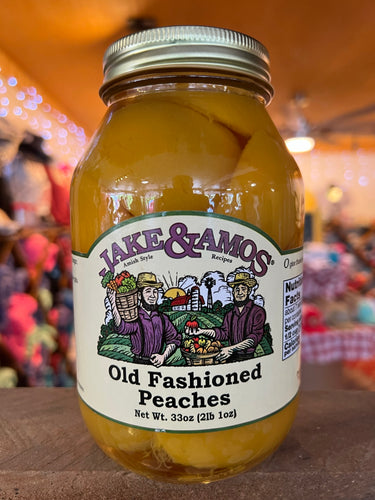 Jake and Amos Old Fashioned Peaches - 33oz