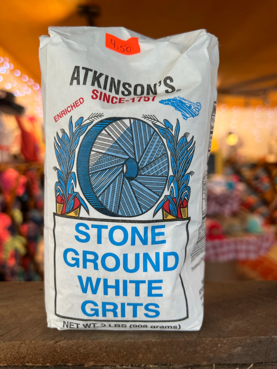 Atkinson's stone ground white grits