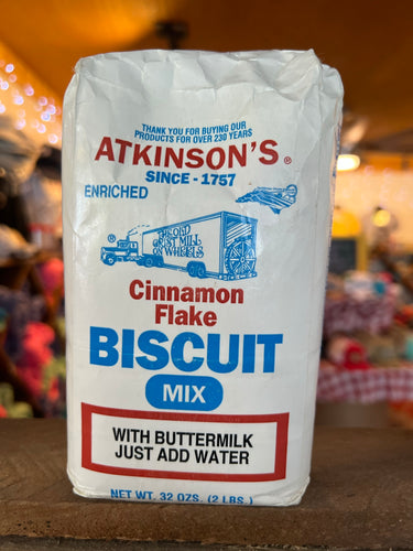 Atkinson's cinnamon flake biscuit mix
