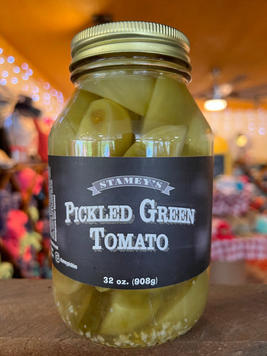Stamey's Pickled Green Tomatoes